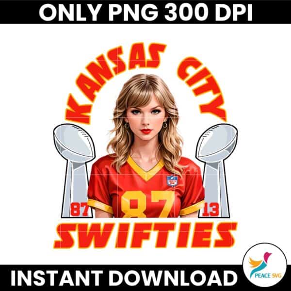 Kansas City Swifties Super Bowl LIX Travis Kelce Taylor Swift PNG