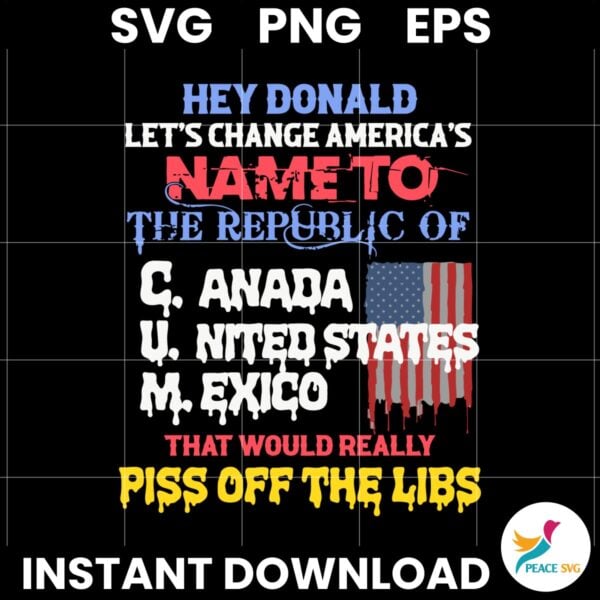 Lets Change Americas Name To The Republic Of C U M SVG