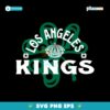 Los Angeles Kings St Patricks Day Richmond Shamrock SVG