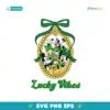 Lucky Vibes Disney Mickey Minnie Mouse Svg