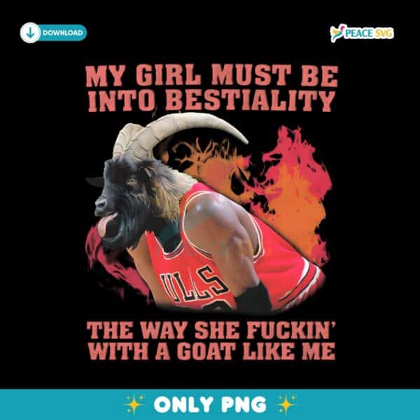 My Girl Must Be Into Bestiality Michael Jordan Funny Meme PNG