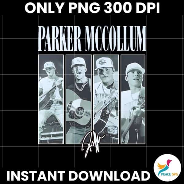 Parker Mccollum ‎What Kinda Man Tour Signature PNG