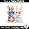 Personalized Easter Bunny Name Matching Boy Girl Bubble Blowing PNG