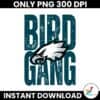 Retro Bird Gang Super Bowl Eagles Logo Champions PNG