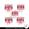 Retro Checkered Coquette Bow Valentine Png Bundle