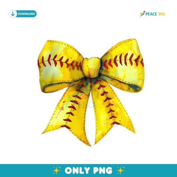 Retro Softball Coquette Bow Baseball Png Sublimation