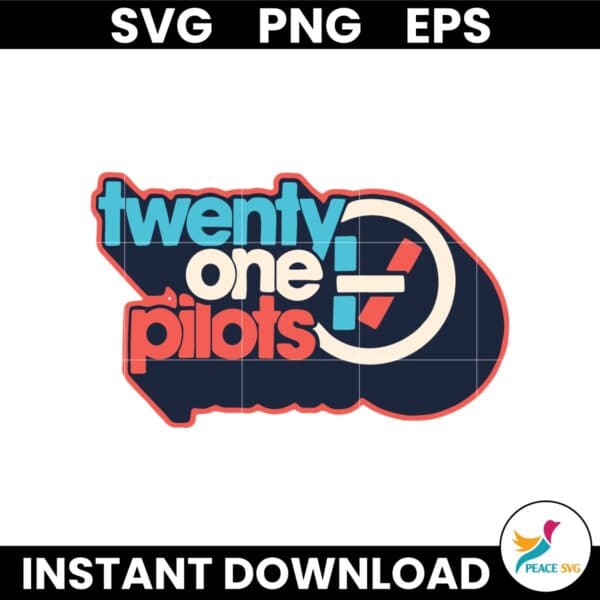 Retro Twenty One Pilots Logo SVG