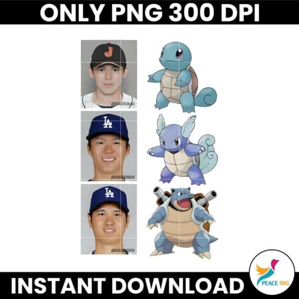 Roki Sasaki Yoshinobu Yamamoto Shohei Ohtani Pokemon PNG