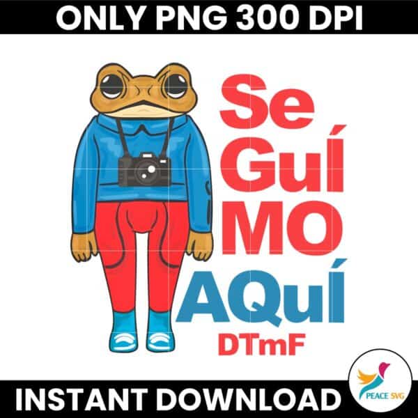 Seguimo Aqui Dtmf Frog Bad Bunny PNG