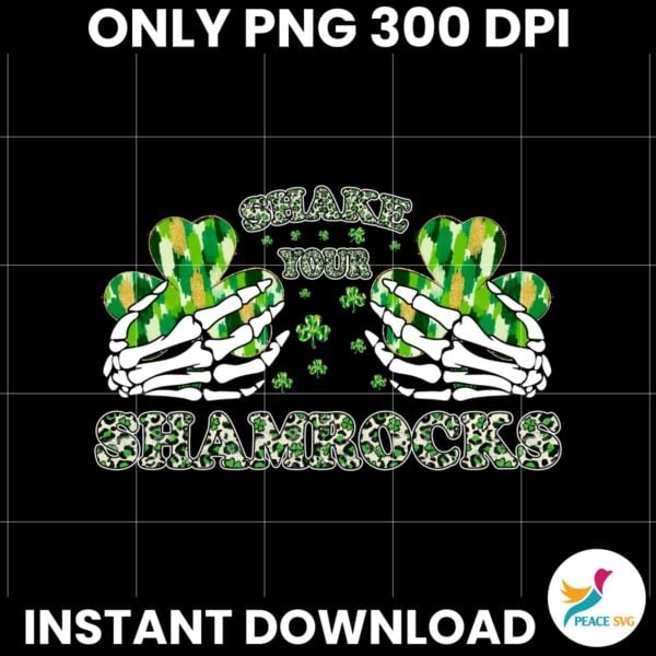 Shake Your Shamrocks Funny Adult Humor St Patricks Day PNG