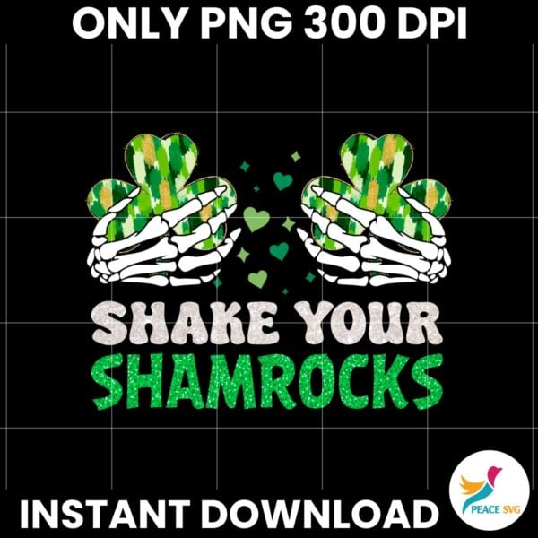 Shake Your Shamrocks Funny Patricks Day Adult Humor PNG