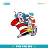 The Cat In The Hat Read Dr Seuss Red Fish Blue Fish Svg