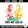 They Not Like Us Martin Luther King Jr And Malcolm X SVG Instant Download