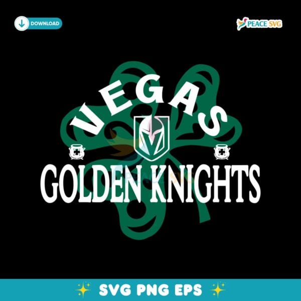 Vegas Golden Knights St Patricks Day Richmond Shamrock SVG