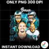 Vintage 90S Zack Baun Retro Philadelphia Eagles Football PNG