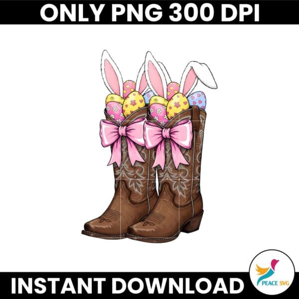 Western Howdy Cowboy Boots Easter Coquette Png