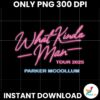 What Kinda Man Tour 2025 Parker Mccollum PNG