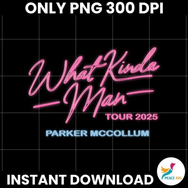 What Kinda Man Tour 2025 Parker Mccollum PNG