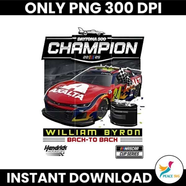 William Byron Daytona 500 Champion Winner Back To Back Png