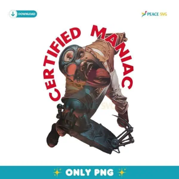 2000 Ad Mean Machine Certified Maniac PNG