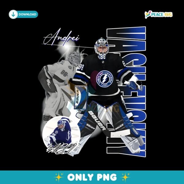 Andrei Vasilevskiy Tampa Bay Lightning Nhl Players PNG