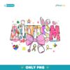 Autism Nurse Coquette Bow Stethoscope Bunny PNG