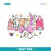 Autism Nurse Coquette Bow Stethoscope Bunny PNG