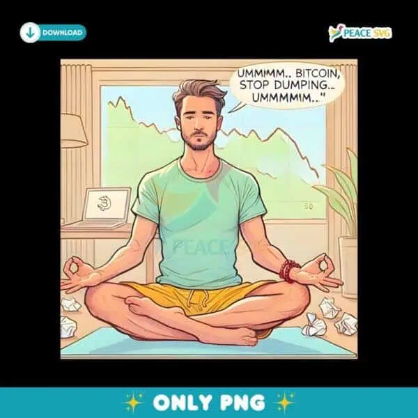 Bitcoin Stop Dumping Funny Meme PNG