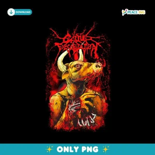 Cattle Decapitation Minotaur PNG