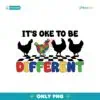 Checkered Chickens Its Oke To Be Different PNG