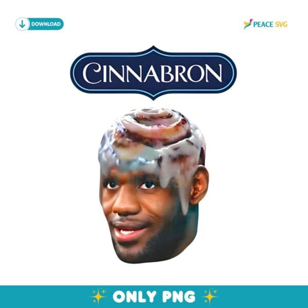 Cinnabron Lebron James Meme PNG