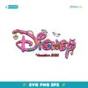 Colorful Disney Vacation 2025 Sailing And Cruise SVG