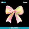 Coquette Bow Hand Drawn Crayon Style PNG