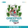 Creeper Farms Tours A Minecraft Movie SVG