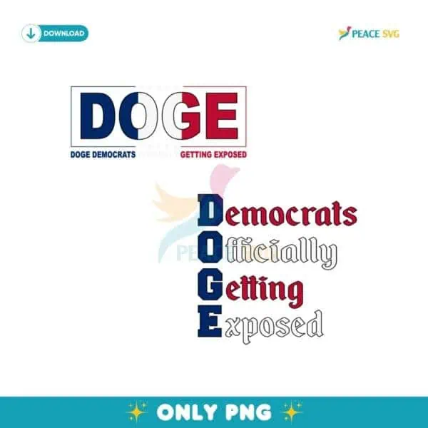 D O G E 2025 Us President American Flag PNG