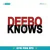 Deebo Knows Deebo Samuel SVG
