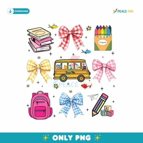 Dr Seuss School Bus Seuss Ville Coquette Bow PNG