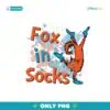 Fox In Socks Dr Seuss Day Teacher Watercolor Png
