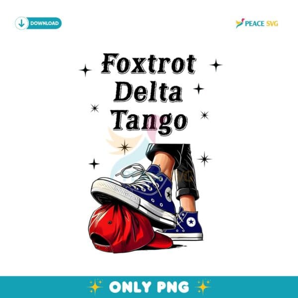 Foxtrot Delta Tango Chuck Stepping On Hat Png