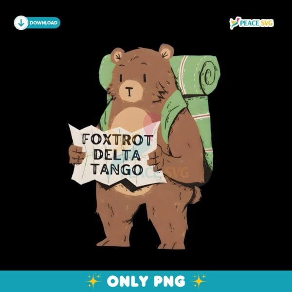 Foxtrot Delta Tango Fdt Resist Bear PNG