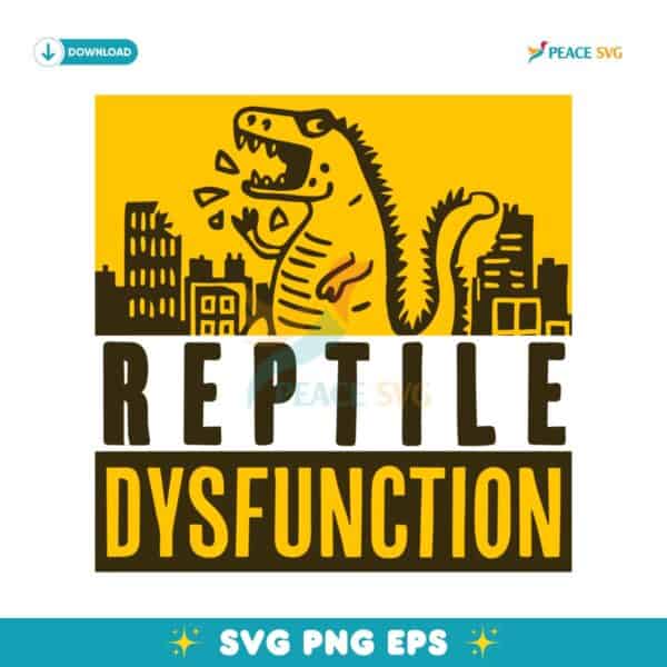 Funny Godzilla Doodle Art Reptile Dysfunction SVG