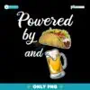 Funny Taco Beer Lover Joke PNG