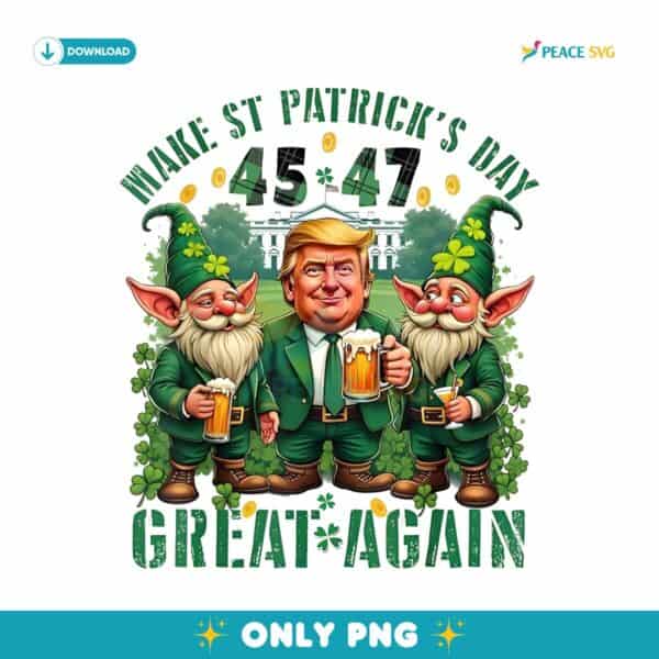 trump happy st patricks day