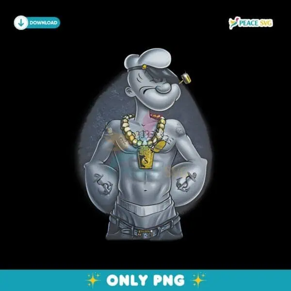 Gangster Popeye The Sailor PNG