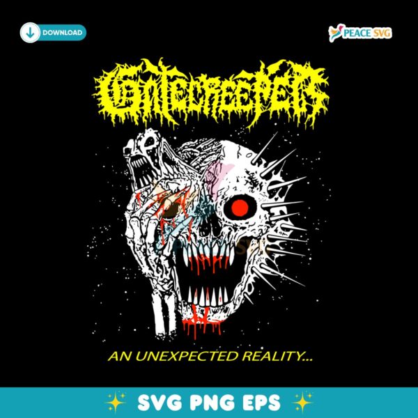 Gatecreeper Skull An Unexpected Reality SVG