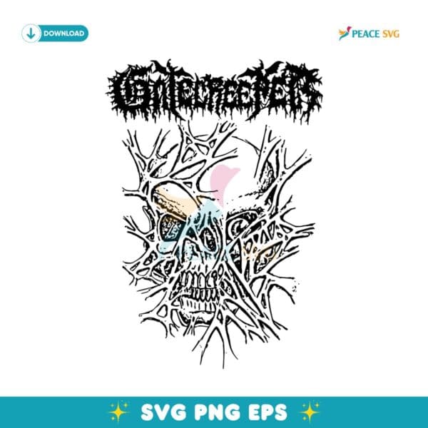 Gatecreeper Skull Rip SVG