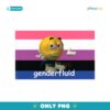 Genderfluid Emoticon Flag PNG