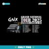 Grand National Tour 2025 Kendrick Lamar Concert Tour Png