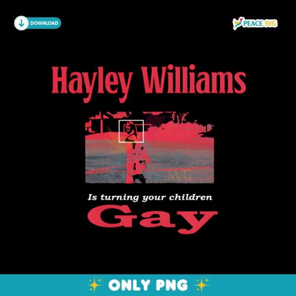 Hayley Williams Turning Your Children Gay PNG