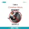 I Am A Christian Mom Against Bigweld PNG